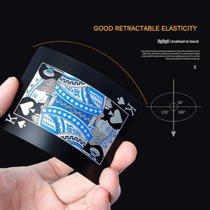 2 Deck of Waterproof Poker Cards and Playing Cards with Flexible Plastic PVC and Classic Trick Cards 