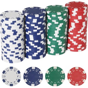 Poker Chips,Poker Chips Set for Card Board Game,11.5 Gram,for Texas Hold'em, Blackjack,Card Club or Late Night Poker Games 