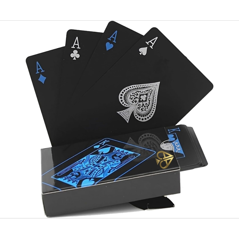 Gold Waterproof Playing Cards - Poker Deck for Parties and Games 